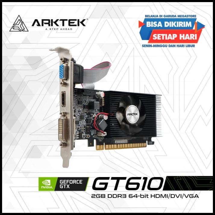Vga Arktek Geforce Gt610 2Gb Ddr3 64-Bit