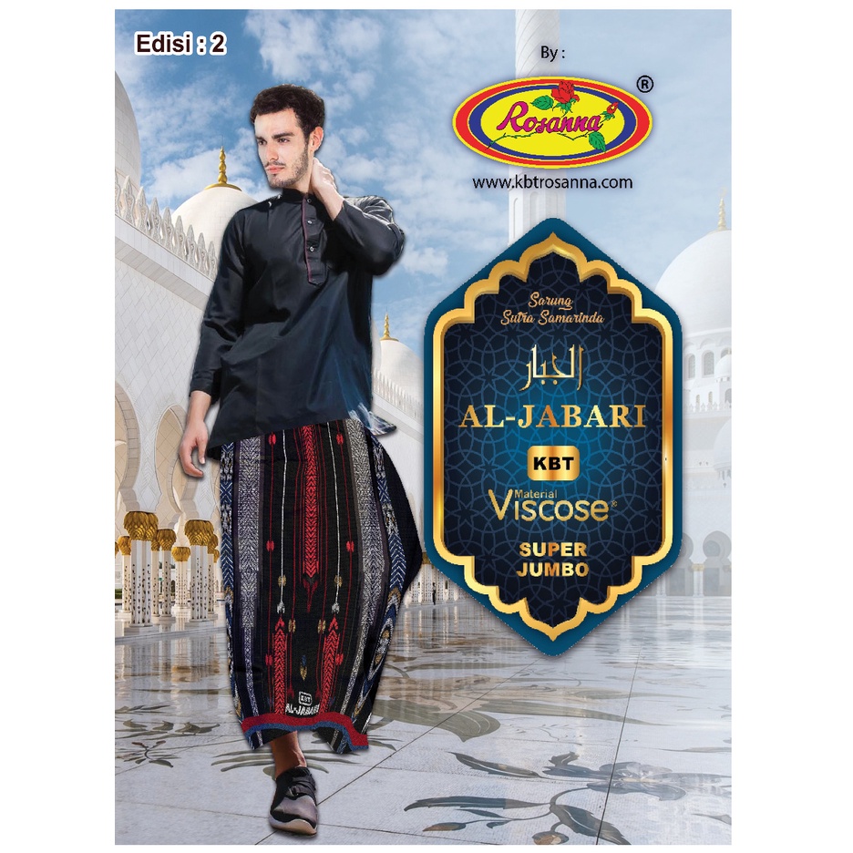 AL-JABARI - Sarung Sutra Samarinda 120x96 cm - ALJABARI / AL JABARI - 1 Kotak - twokeysstore