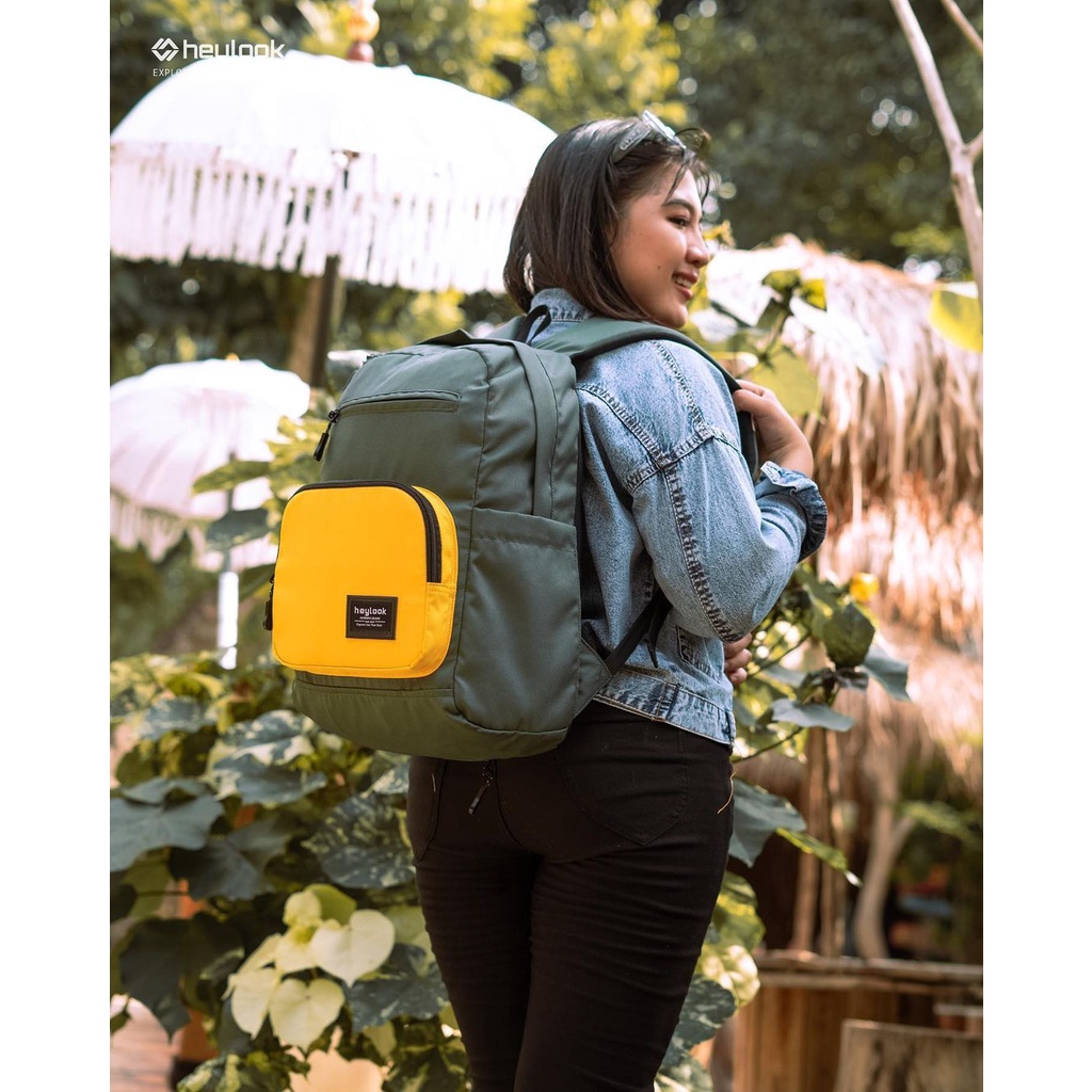 Tas Ransel Pria Wanita Kekinian Tas Laptop 13 14 15 inch Original Backpack Punggung Tas Ransel Pria Kerja Sekolah Kuliah Dilengkapi Slot Botol