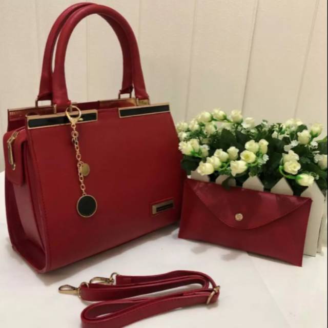 TAS CK JOURS SET POUCH FREE DOMPET HANDBAG