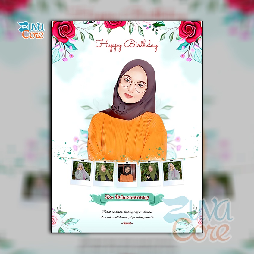 DESAIN FOTO HIASAN DINDING untuk KADO ULTAH KADO WISUDA UCAPAN WEDDING KADO PERNIKAHAN SKETSA CETAK 