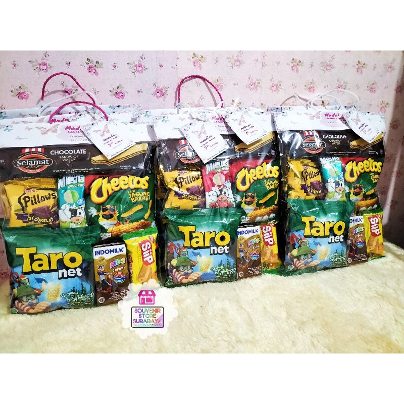 Snack Ulang Tahun /paket snack birthday/souvenir ultah/Goodiebag sSnack