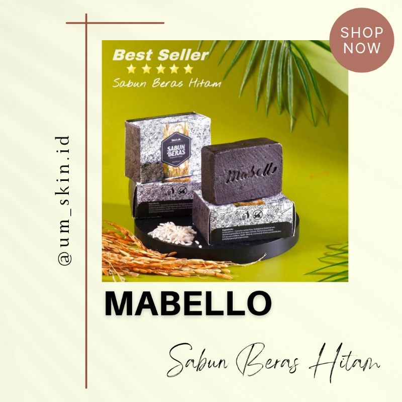 READY Sabun Beras Mabello||sabun beras bedda lotong||sabun beras hitam||Mabello Indonesia
