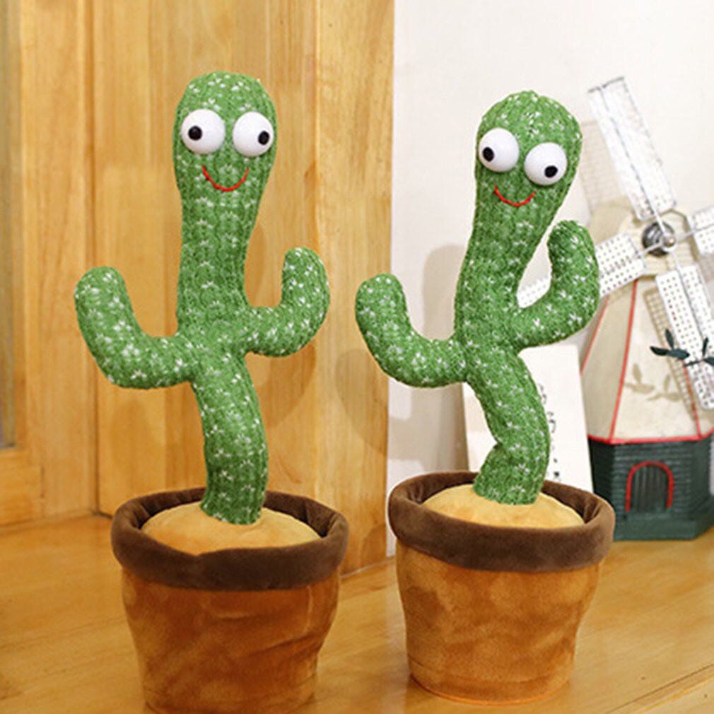 Mainan Pohon Kaktus - dance cactus (Sing + Dance + talk) 3in1
