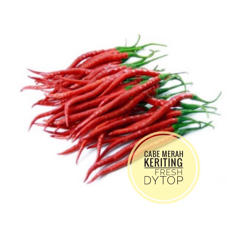 

Cabe Merah Keriting Fresh Segar - 250 Gr