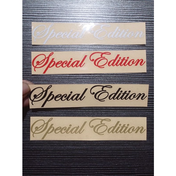 STICKER SPECIAL EDITION CUTTING