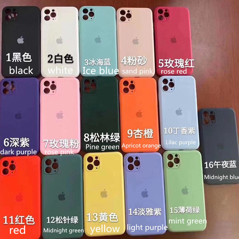 Spot original Casing Pelindung Lensa Kamera Untuk iPhone 11 11Pro MAX Full Cover Silicone Case