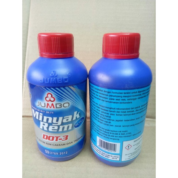 miyak rem jumbo dot-3 warna merah
