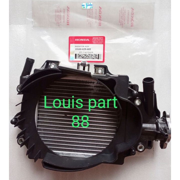 RADIATOR VARIO 125, VARIO 150+COVER (19100-KZR-602) HIGH QUALITY.