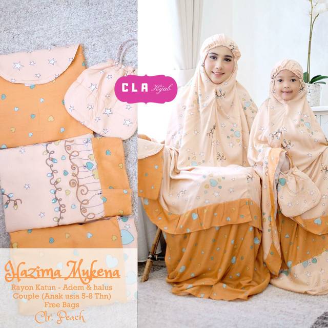 MUKENA COUPLE MOMS AND KIDS ORIGINAL BY CLA HIJAB