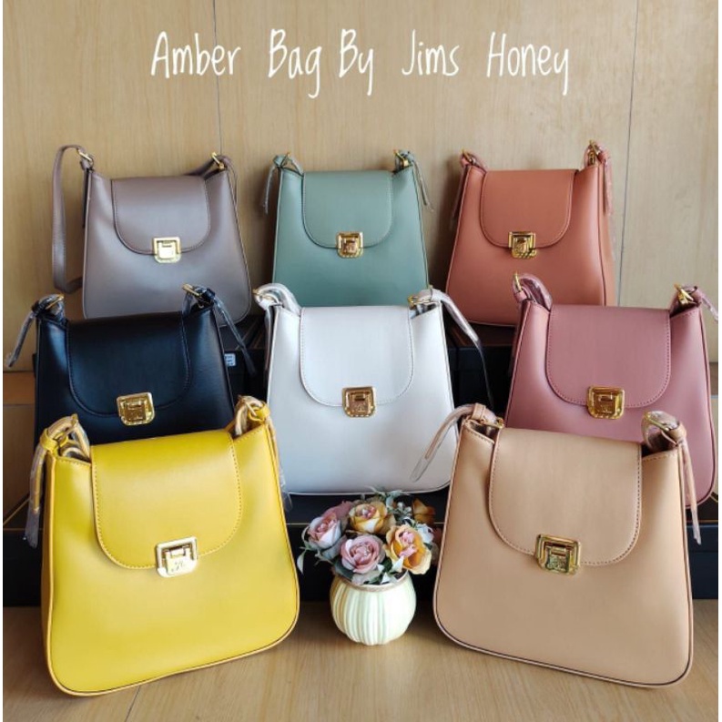 AMBER ❤️ GRATIS BOX ❤️ TAS JIMSHONEY JIMS HONEY SLING SHOULDER BAG