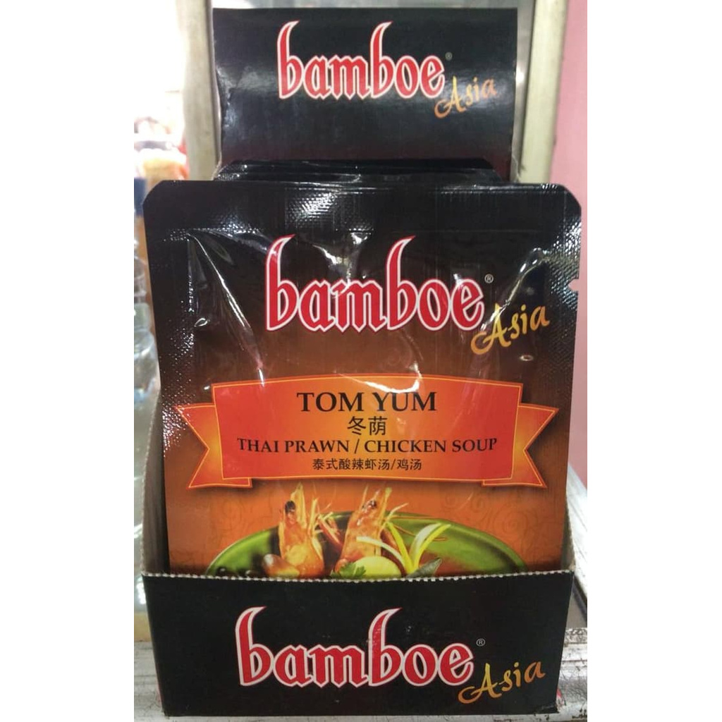 

TERBATAS - BUMBU TOM YUM BAMBOE ASIA - BUMBU TOMYAM - BOX|DUS 12 SACHET