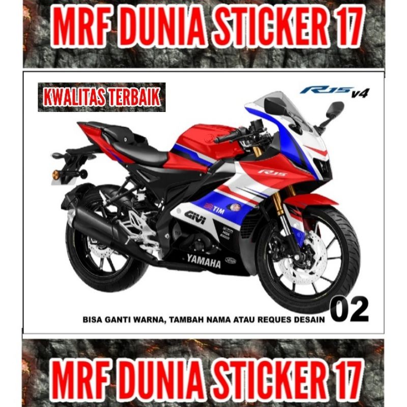 Sticker decal R15 V4 Full Body  Decal Motor R15 V4 Sticker Motor R15 V4 Decal Sticker Motor R15 V4 m