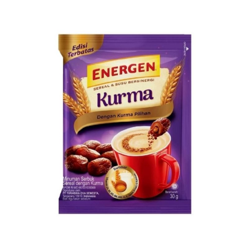 

Energen Sereal Kurma 30gr isi 10 Sachet