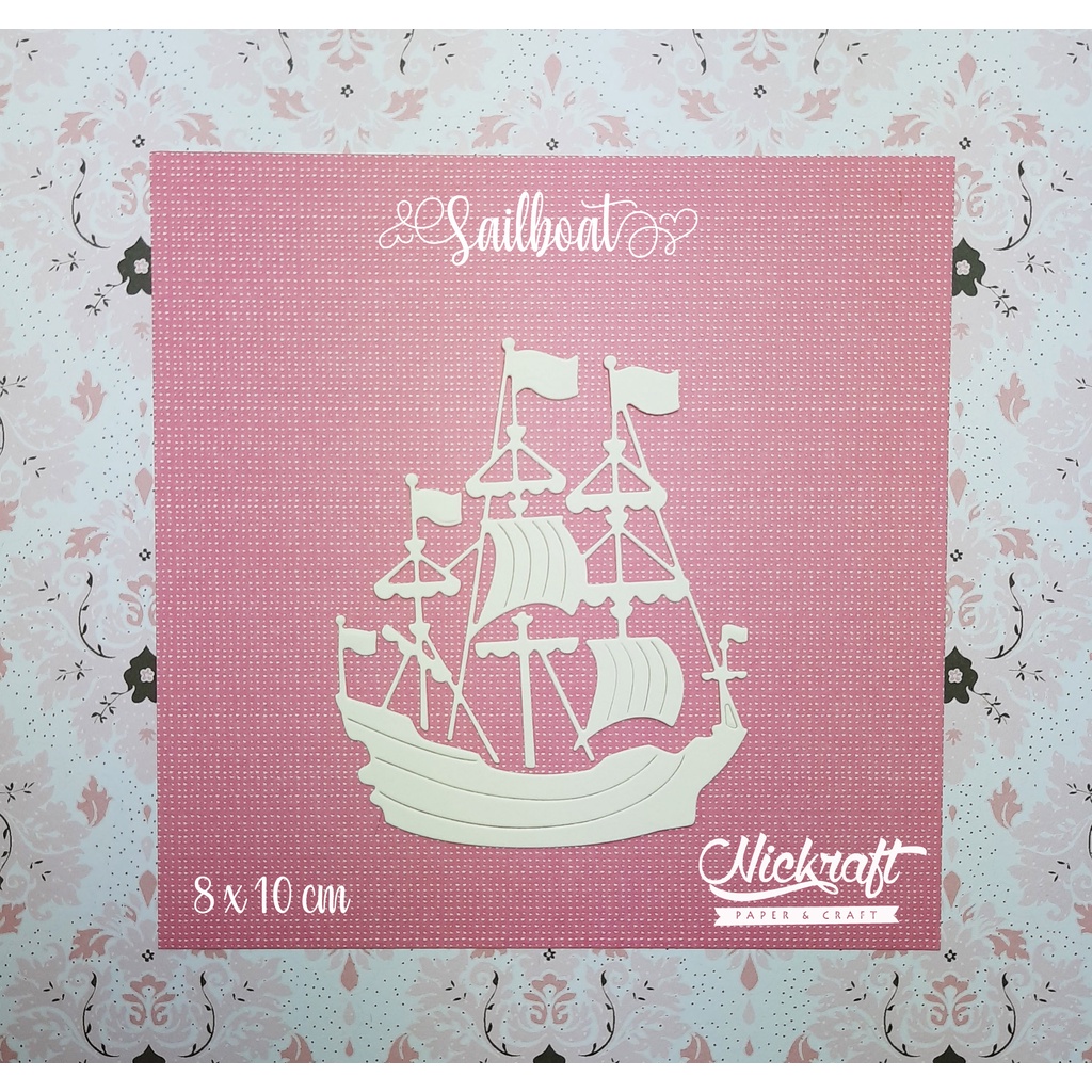 

SAILBOAT / KAPAL LAUT / PERAHU - Bahan Scrapbook