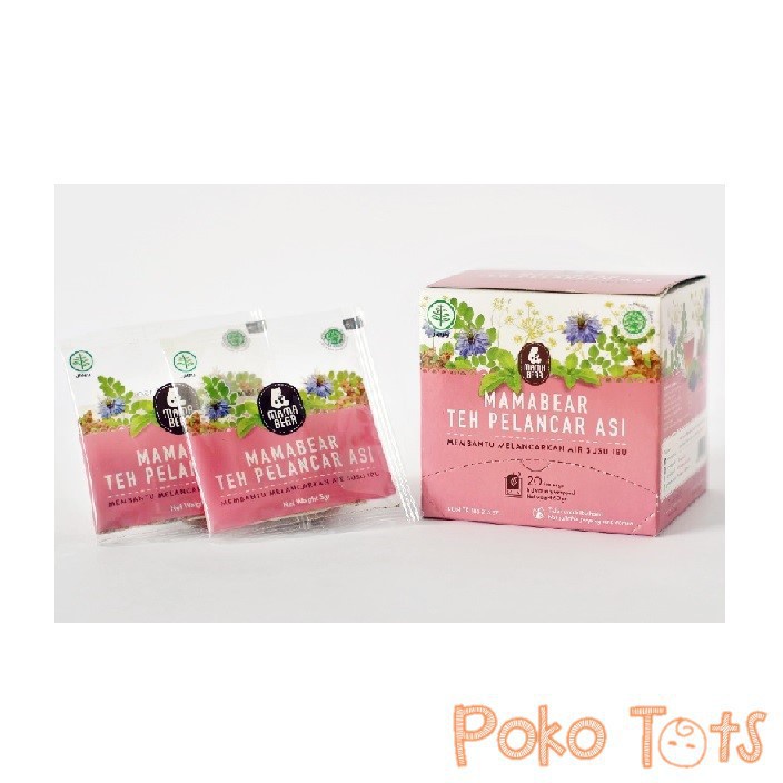 MamaBear Teh Pelancar ASI 60gr Nursing Tea For Healthy Lactation Mama Bear ASI Booster WHS