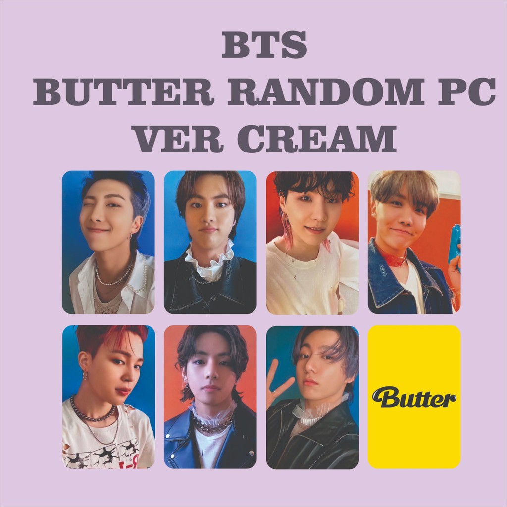 BTS BUTTER ALBUM RANDOM PHOTOCARD