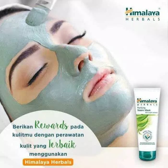 `ღ´ PHINKL `ღ´ HIMALAYA neem mask masker wajah organik anti jerawat mugwort cream oles