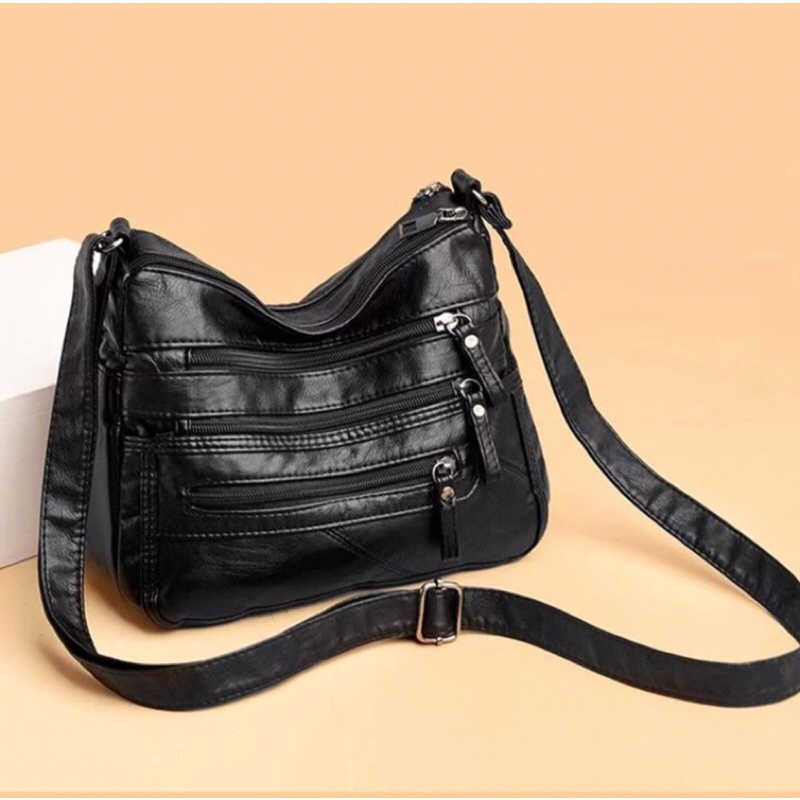 Tas Selempang Wanita fashion terbaru Tas wanita kulit Tas Selempang Semi Korea