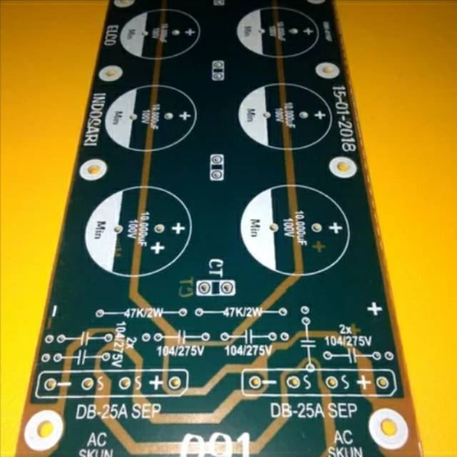 PCB Power Supply 8 elco