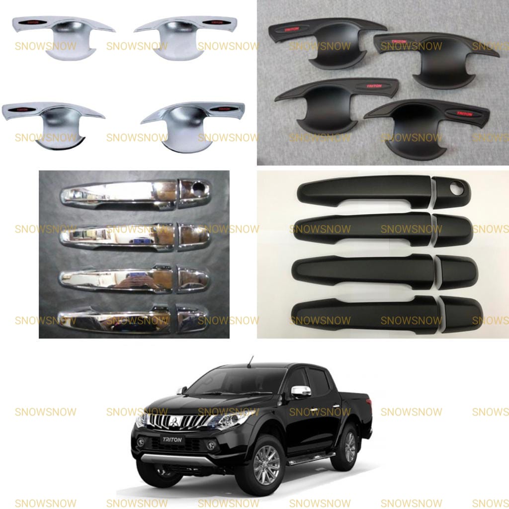 Paket Outer Handle All New Triton 2016 2020 2022 Up Hitam Chrome