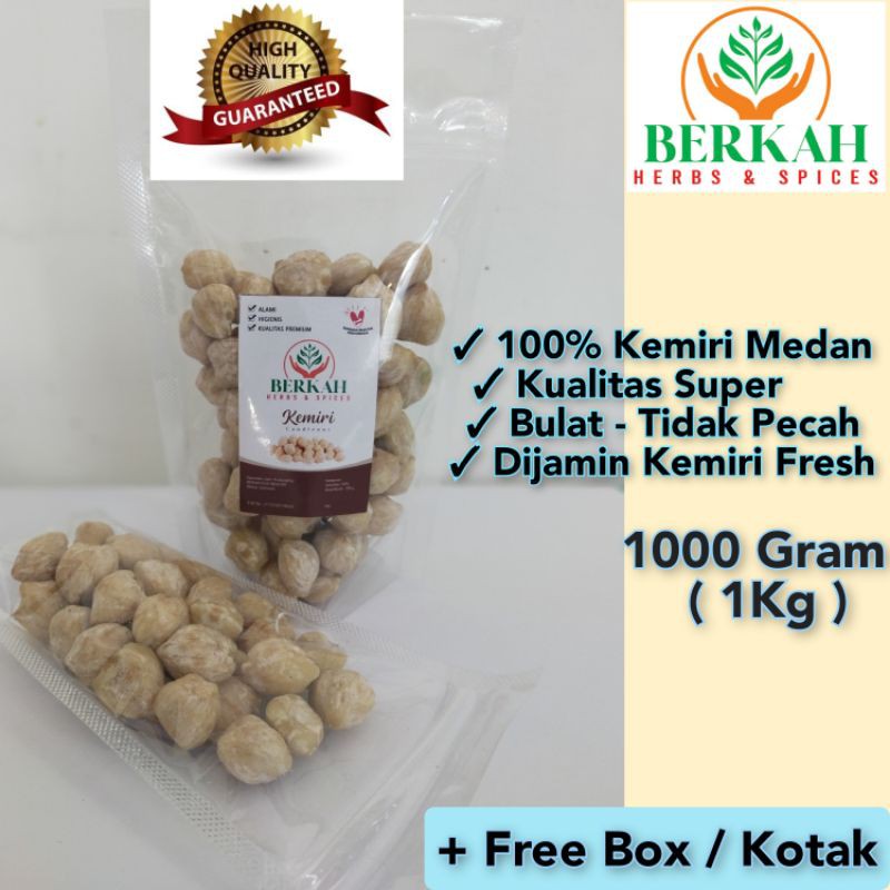 

Kemiri Bulat Utuh Asli Medan 1000gr 1kg Kualitas Pilihan Premium Terbaik