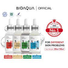 BIOAQUA Niacinamide Care Serum Essence | Bioaqua Hyaluronic Acid Moist Serum Essence | Bioaqua Natural Skin Moisturizing And Acne Care Essence | Bioaqua Hexapeptide Tender Wrinkle Care Essence 30 / 50ml