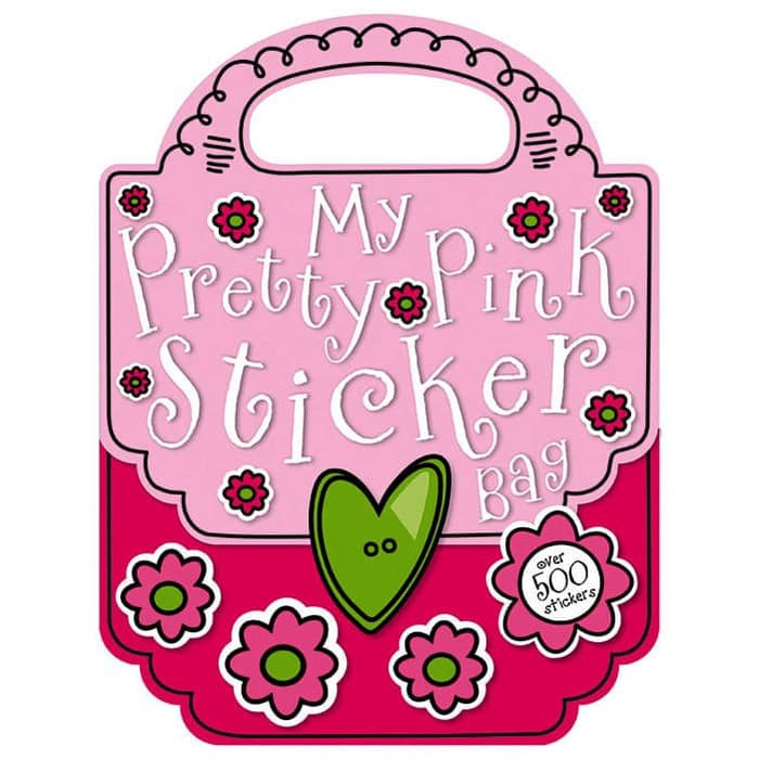 

My Pretty Pink Sticker Bag Book with over 500 Stickers