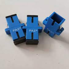 Adapter / Barrel Fiber Optic SC UPC Merk PAZ Isi 50 Pcs