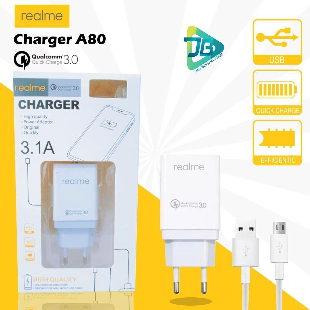 BM048 A80 Cashan Cashan REALME 3Amper QUALCOM micro fast Charging Anti meledak realme 2 3 5 pro c1 JB3784