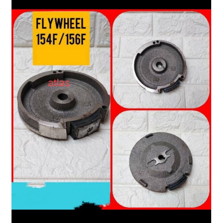 flywheel roda magnet 154F 156F genset 4 tak bensin murni 1000 watt