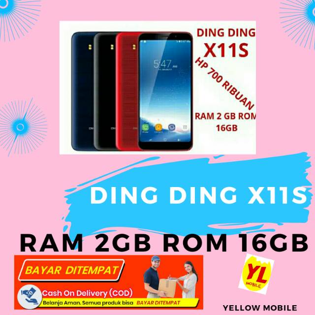 Hp Android Ding Ding X11s Ram 2gb Garansi Resmi Shopee Indonesia