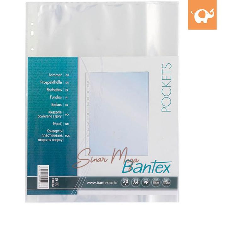 

ACK Bantex Pocket A 08 20 Sheets/ Lembar/ Kantung PP Terkini