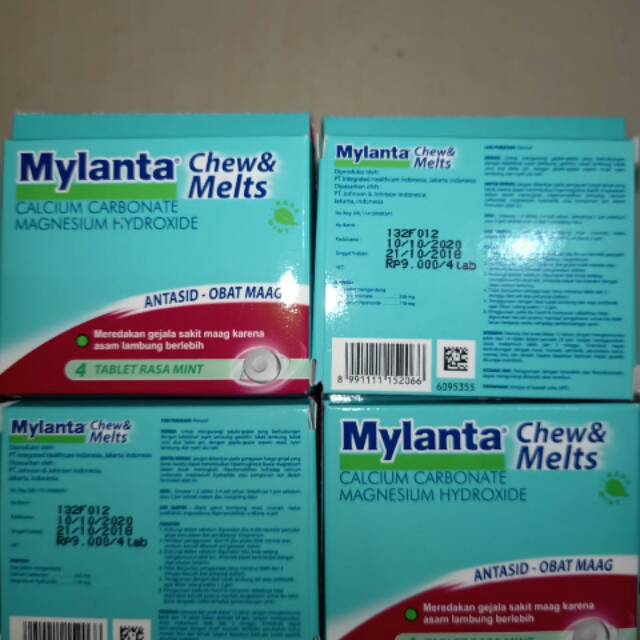 Mylanta Chew & Melts Mint