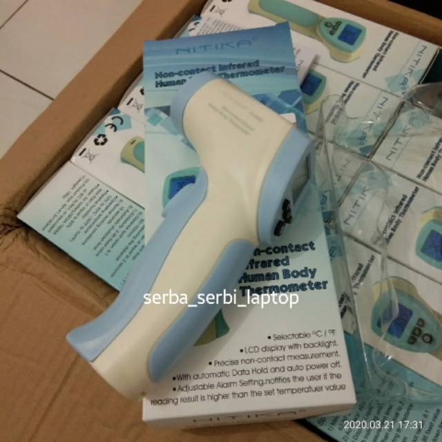 Thermometer Gun Nitika sudah ada ijin kemenkes dan infraref