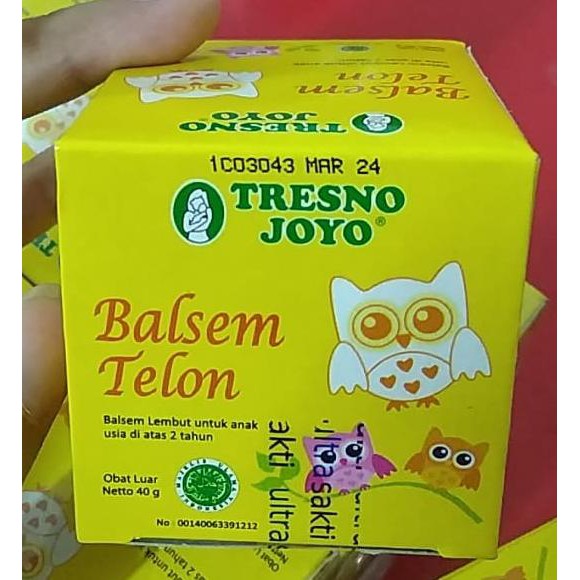 Balsem telon tj tresnojoyo 40 gram