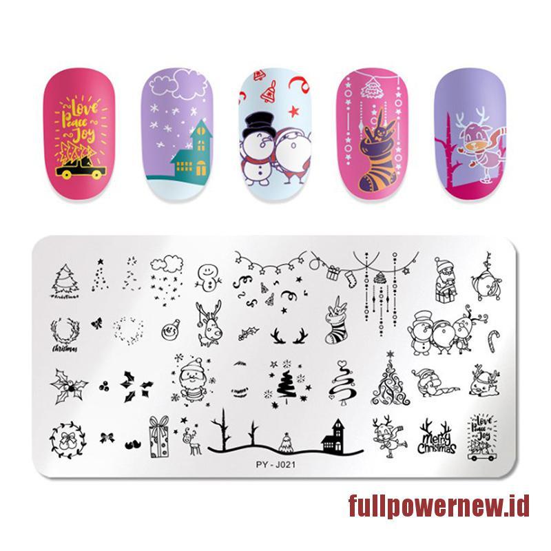 【COD】Wave French Line Nail Art Stamping Plates Stainless Steel Printing