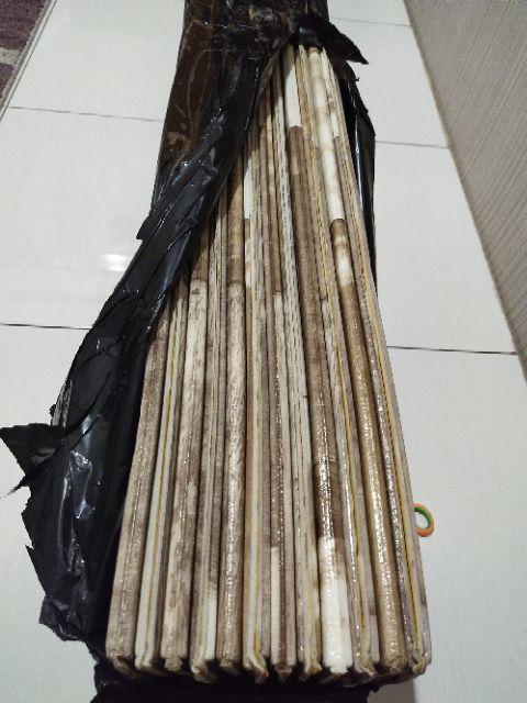 (cod ) Paket 5 Pcs Wallpaper Dinding Foam Motif Bata Matte Dan Glossy  3d Ukuran 70x77 Cm