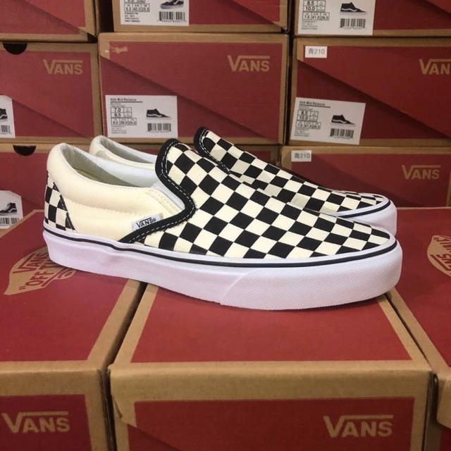 Vans slipon checkerboard global DT