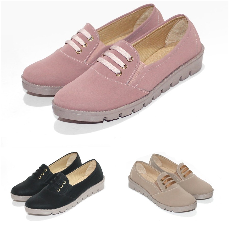 Flatshoe Vawel Sepatu Wanita SLIP ON VAWEL  L4,111&114 - FSH989-8
