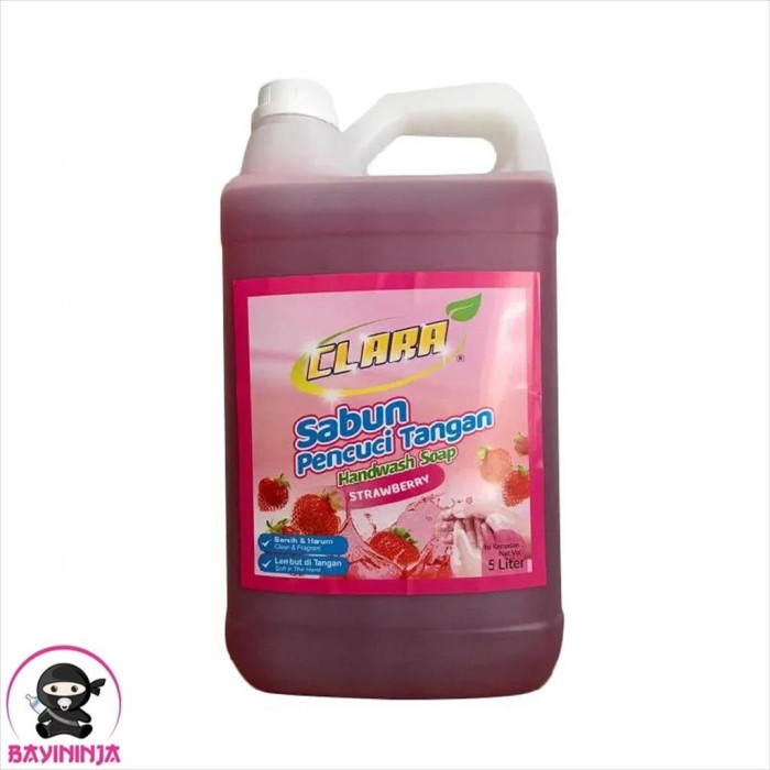 q20w1e Clara Sabun Cuci Tangan Strawberry 5 Liter Q2012Q