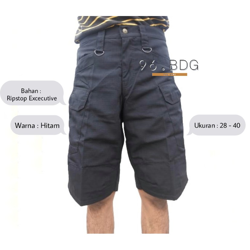 CELANA TACTICAL BLACKHAWK PENDEK HITAM