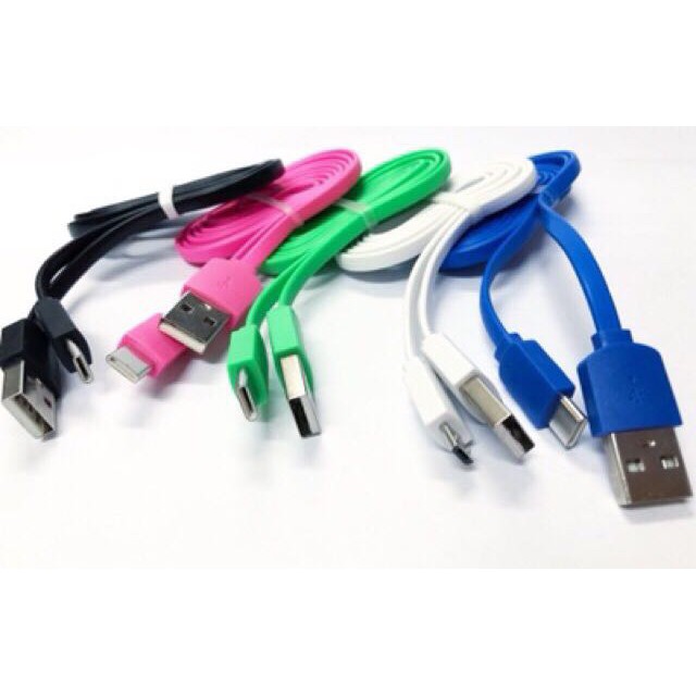 Kabel Data VITO GEPENG MICRO cable 100cm warna Android universal samsung xiaomi oppo asus lenovo