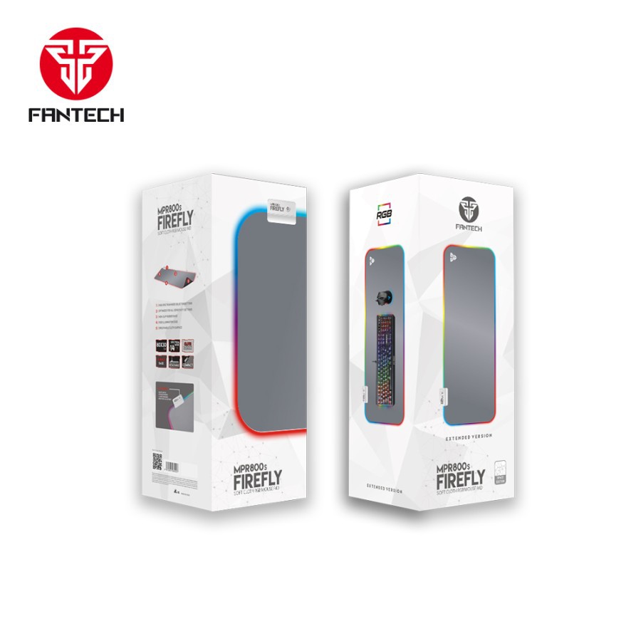 Mousepad Fantech MPR800s Firefly RGB - Mouse Pad Gaming