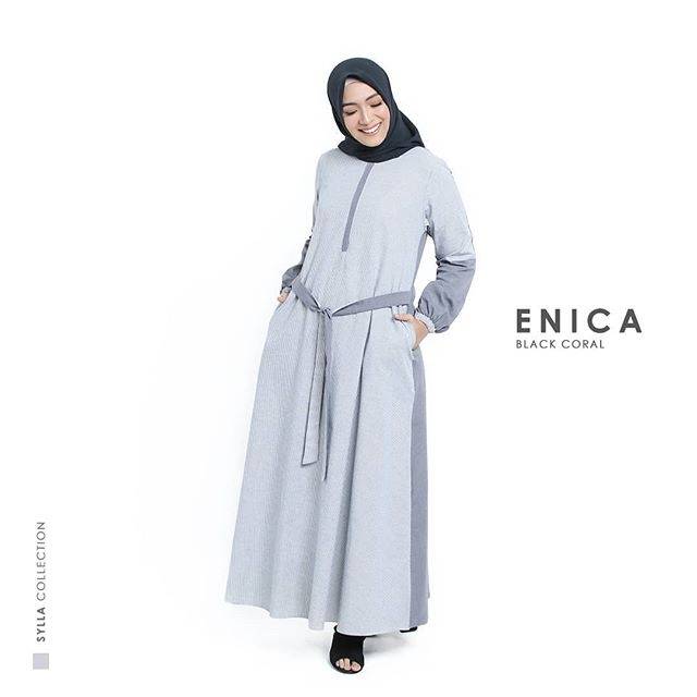 ENICA DRESS BY SYLLA  /GAMIS MENYUSUI / DRESS SYLLA