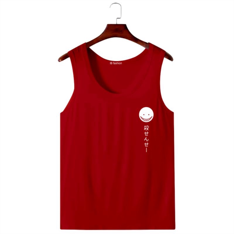 ((IB))KAOS SINGLET DEWASA/SMILE KOREA DIGITAL SABLON