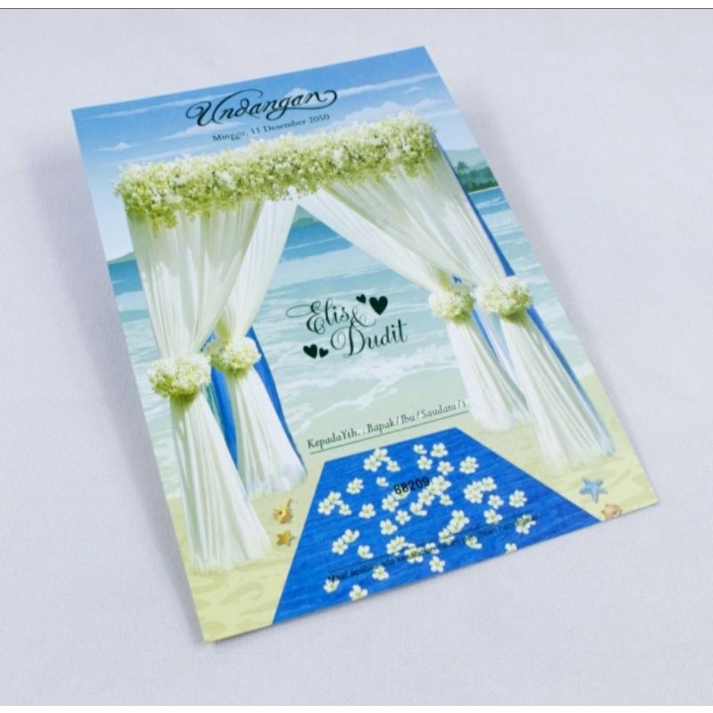 blangko kartu undangan pernikahan ERBA 88209