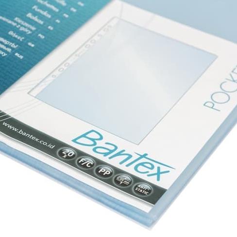 

((READY COD)) Bantex Pocket Antiglare 20 Sheets 0.09mm thickness Folio #8045 08 PROMOKode 1100