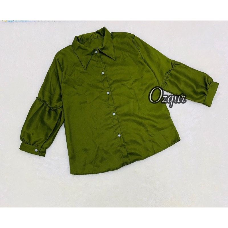 Kemeja Atasan Wanita Lengan Besar Modena Felice Katlina Lucia-MODENA ARMI (L)