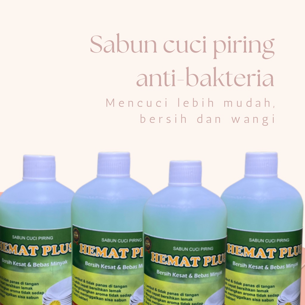 Sabun Cuci Piring 500ml Kemasan Refill Hemat Plus Dishwashing Anti Lemak Aroma Menyegarkan Busa Melimpah Bersih Kesat Harga Murah Meriah Berkualitas